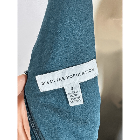 Dress the Population Womens S Alondra Blouson Bodice Party Cocktail Dress GUC - Picture 5 of 15